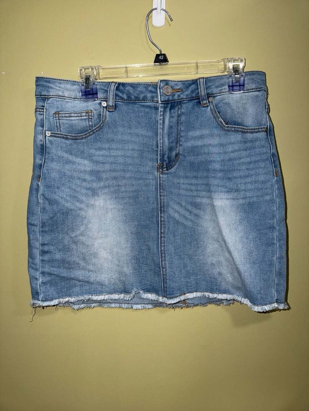Indigo Rein Women's Denim Mini Skirt, Size 11
